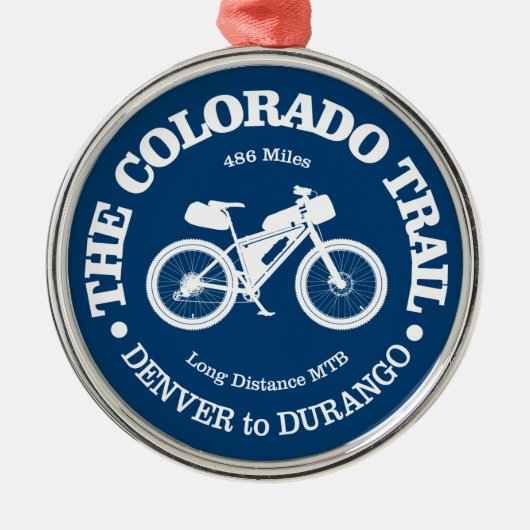 Colorado Trail (MTB) Metalen Ornament (Voorkant)