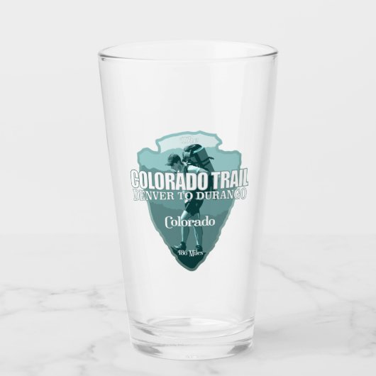 Colorado Trail (pijlpunt T) Glas (Voorkant)