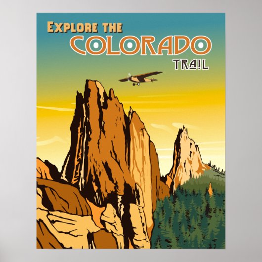 Colorado Trail Poster (Voorkant)