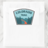 Colorado Trail Rechthoekige Sticker (Tas)
