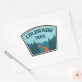 Colorado Trail Rechthoekige Sticker (Envelop)