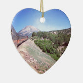 Colorado Train Scene Keramisch Ornament (Rechts)