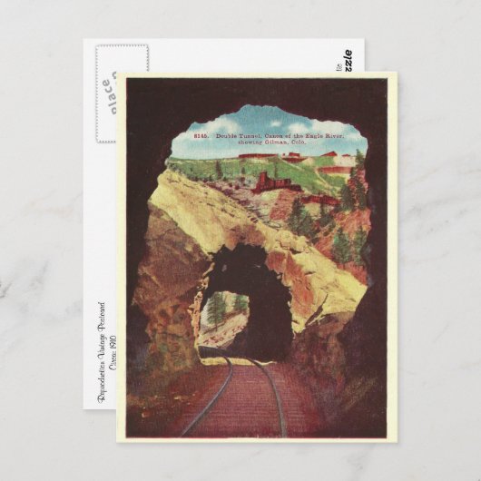  Colorado Train Tunnel Briefkaart (Voorkant / Achterkant)