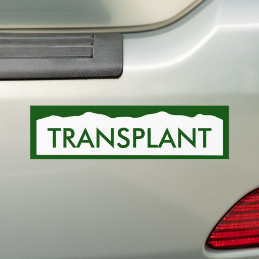 Colorado TRANSPLANT Bumpersticker (Op auto)