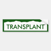 Colorado TRANSPLANT Bumpersticker (Voorkant)