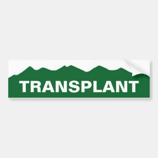 COLORADO TRANSPLANT BUMPERSTICKER
