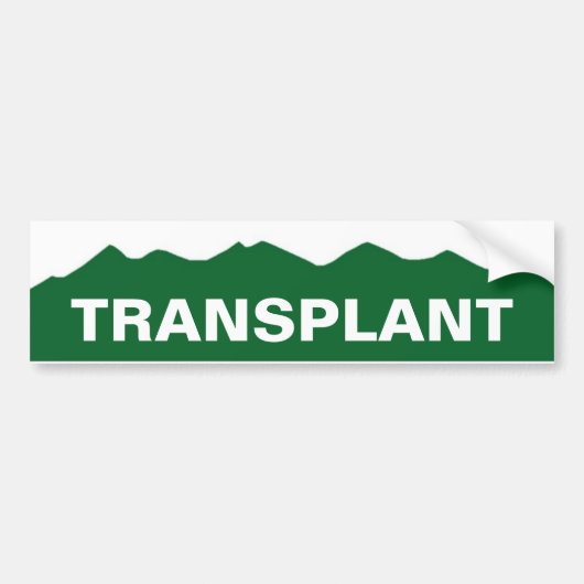 COLORADO TRANSPLANT BUMPERSTICKER (Voorkant)