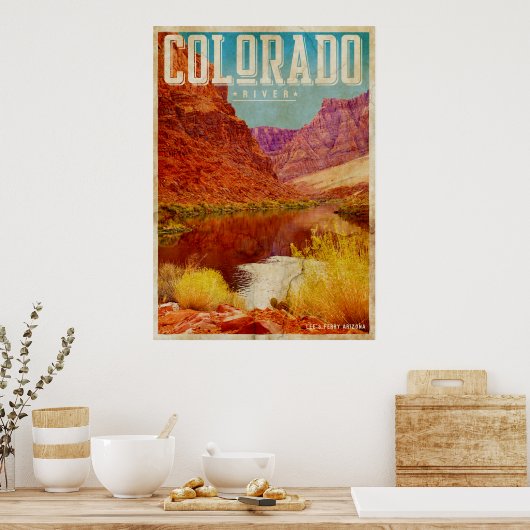 Colorado Travel Poster (Keuken)