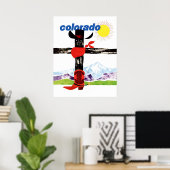 Colorado Travel Poster (Thuiskantoor)