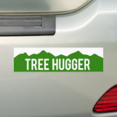 Colorado Tree Hugger Mountains Bumpersticker (Op auto)