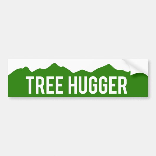 Colorado Tree Hugger Mountains Bumpersticker (Voorkant)