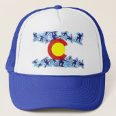 Colorado trotse sneeuwboarder pet (Voorkant)