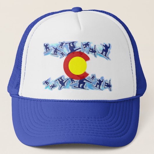 Colorado trotse sneeuwboarder pet (Voorkant)