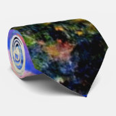 Colorado Twilight, kleurrijk kunstschilderij Stropdas (Opgerold)