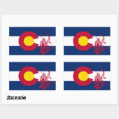 Colorado Twirling sticker rood (Vel)