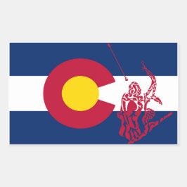 Colorado Twirling sticker rood