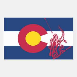 Colorado Twirling sticker rood