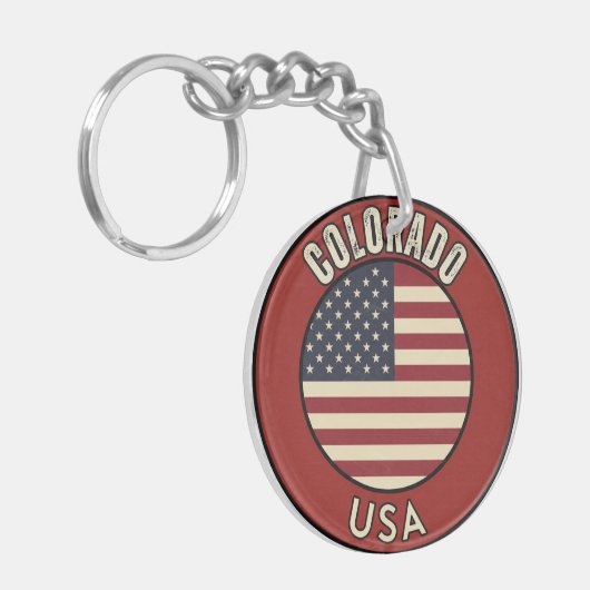 Colorado United States Sleutelhanger (Voorkant Links)