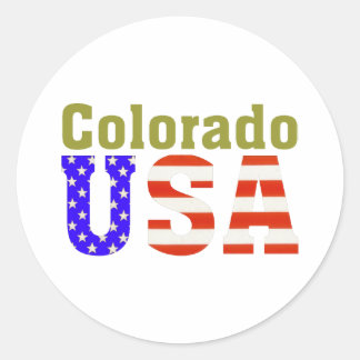 Colorado USA Aashen alpha Ronde Sticker