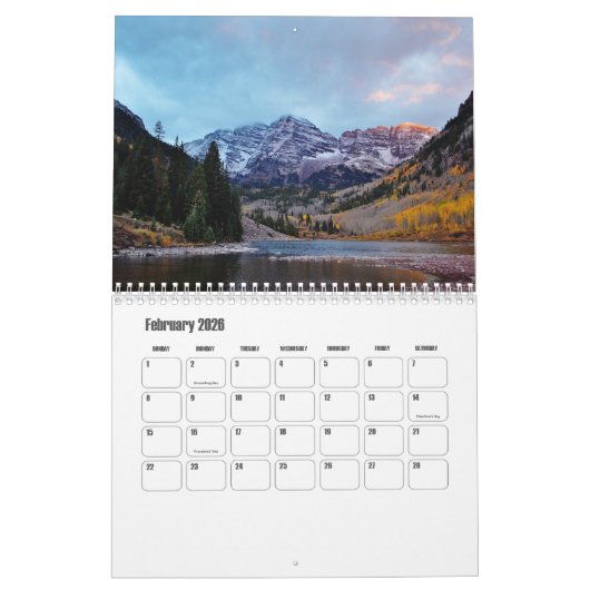 Colorado-USA Kalender (Feb 2026)