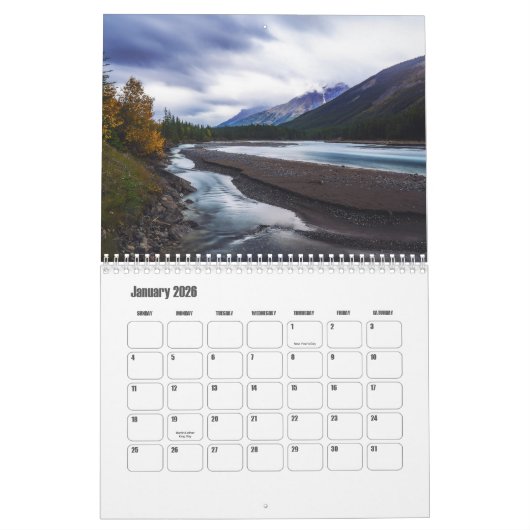 Colorado-USA Kalender (Jan 2026)