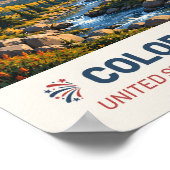 Colorado USA – Oude Reisposter Poster (Hoek)