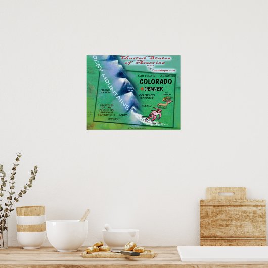 Colorado USA Poster (Keuken)