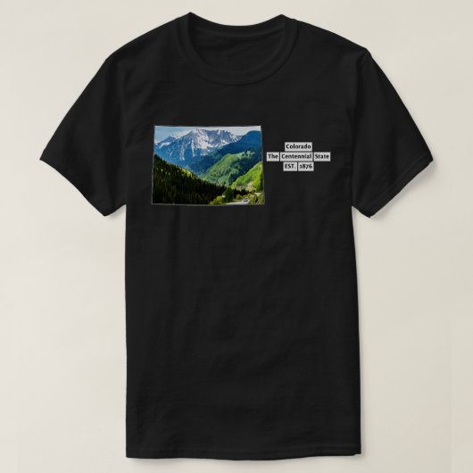 Colorado USA T-shirt (Design voorkant)
