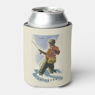 Colorado USA Vintage Travel koelbox Blikjeskoeler