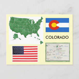 Colorado, Verenigde Staten Briefkaart