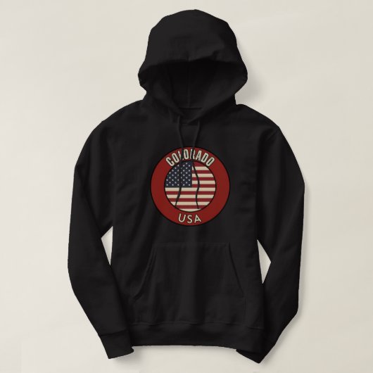 Colorado Verenigde Staten Hoodie (Design voorkant)