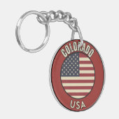 Colorado Verenigde Staten Sleutelhanger (Voorkant Links)