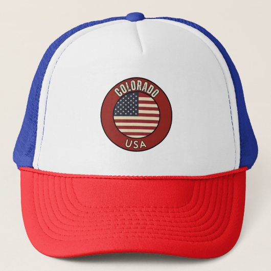 Colorado Verenigde Staten Trucker Pet (Voorkant)