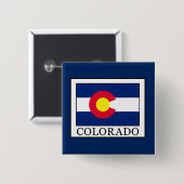 Colorado Vierkante Button 5,1 Cm (Voorkant /achterkant)
