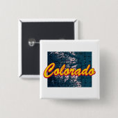 Colorado Vierkante Button 5,1 Cm (Voorkant /achterkant)