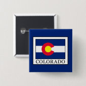 Colorado Vierkante Button 5,1 Cm (Voorkant /achterkant)