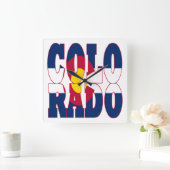 Colorado Vierkante Klok (Huis)