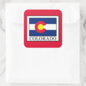 Colorado Vierkante Sticker (Tas)