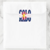 Colorado Vierkante Sticker (Tas)