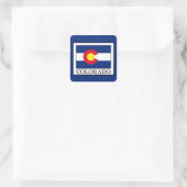 Colorado Vierkante Sticker (Tas)