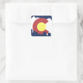 Colorado Vierkante Sticker (Tas)