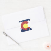 Colorado Vierkante Sticker (Envelop)