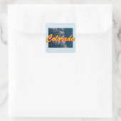 Colorado Vierkante Sticker (Tas)