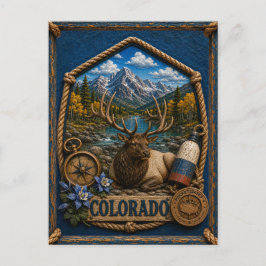 Colorado Vintage Reis Briefkaart