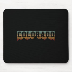 Colorado Vintage Rocky Mountains Natuur Buiten Act Muismat