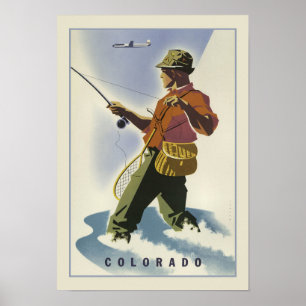 Colorado Vintage Travel Poster