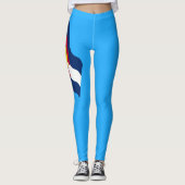 Colorado vlag 45 graden leggings (Voorkant)