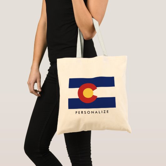 Colorado vlag aangepaste canvas tas (Voorkant (product))
