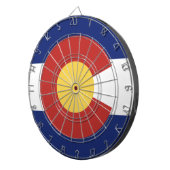 Colorado vlag aangepaste dartboard dartbord (Voorkant Rechts)