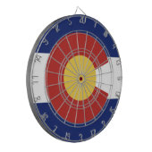 Colorado vlag aangepaste dartboard dartbord (Voorkant Links)